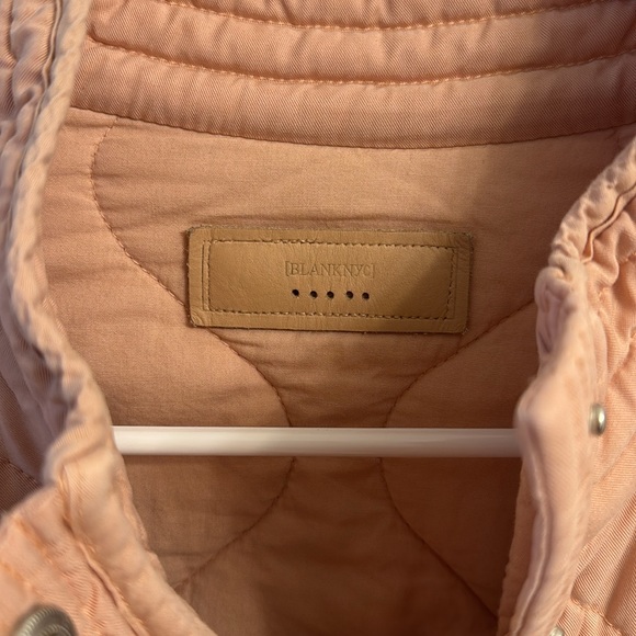 BlankNYC pale pink bomber jacket - Picture 2 of 2